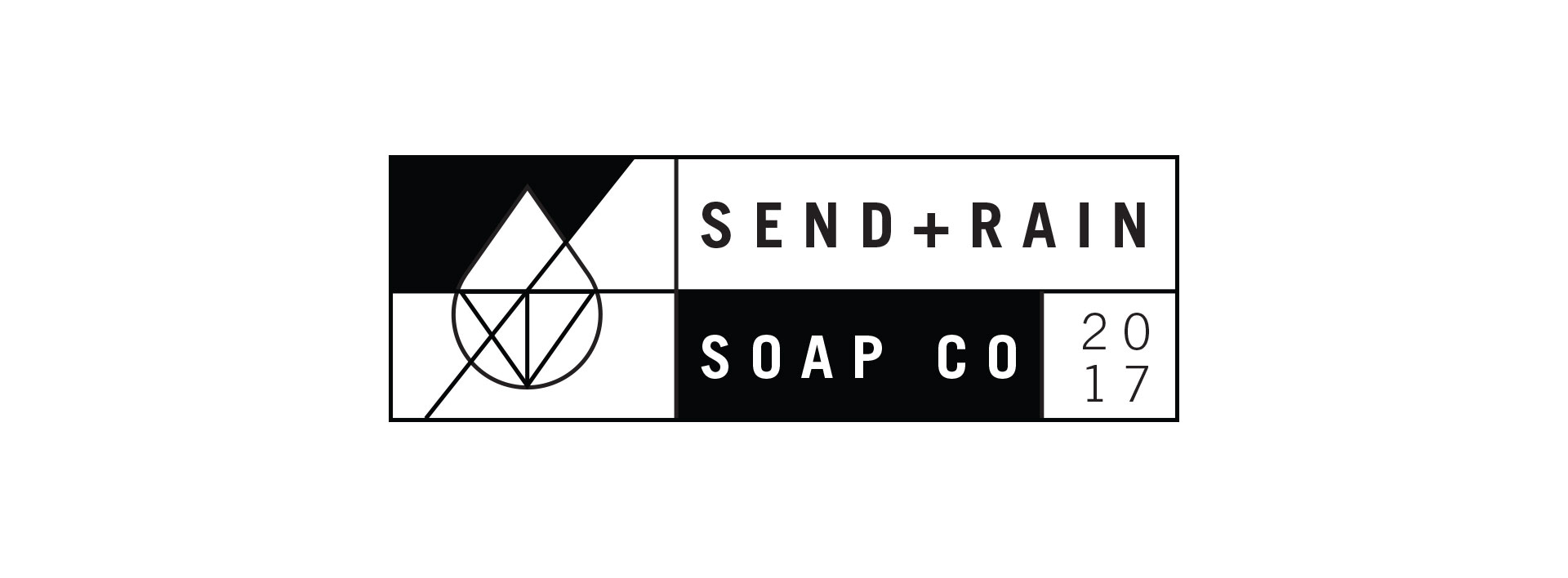 Send Rain soap company logo design alternative